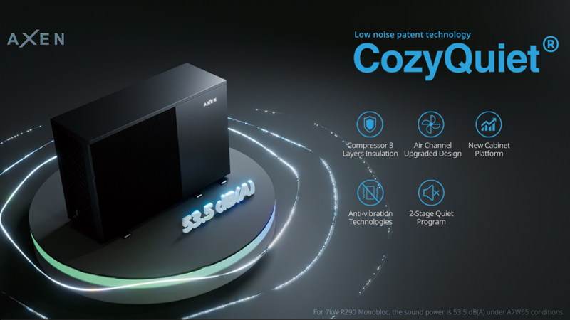 Introducing AXEN's Latest Achievement: The 'CozyQuiet<ALIMT >®</ALIMT>' Technology